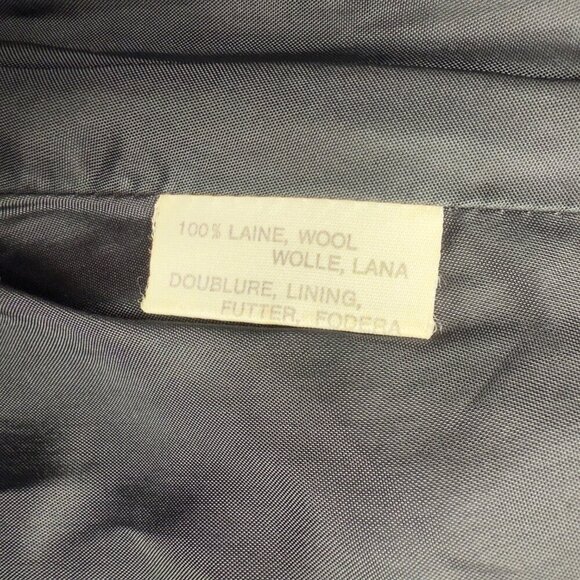 NINA RICCI Boutiqueโ Paris VTG Wool Academia Office Pleated Boho Print EU 38 / M - Picture 7 of 12